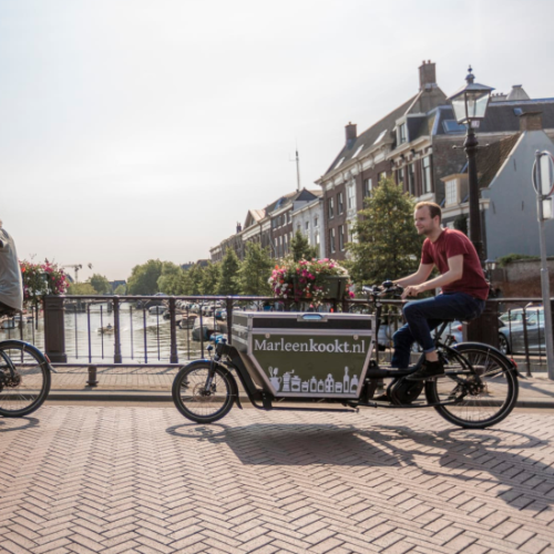 fietsbezorger Haarlem MarleenKookt
